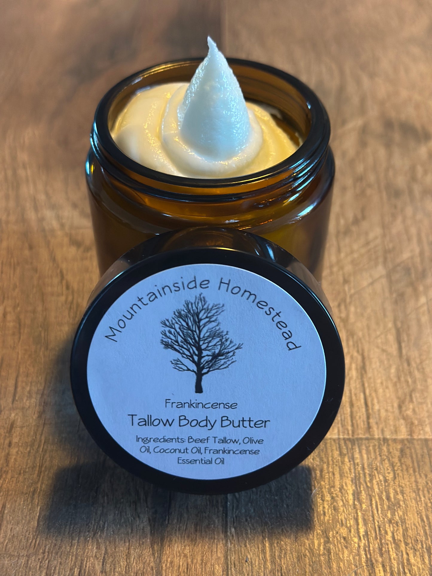 Frankincense Tallow Body Butter (Whipped) 2.5 oz
