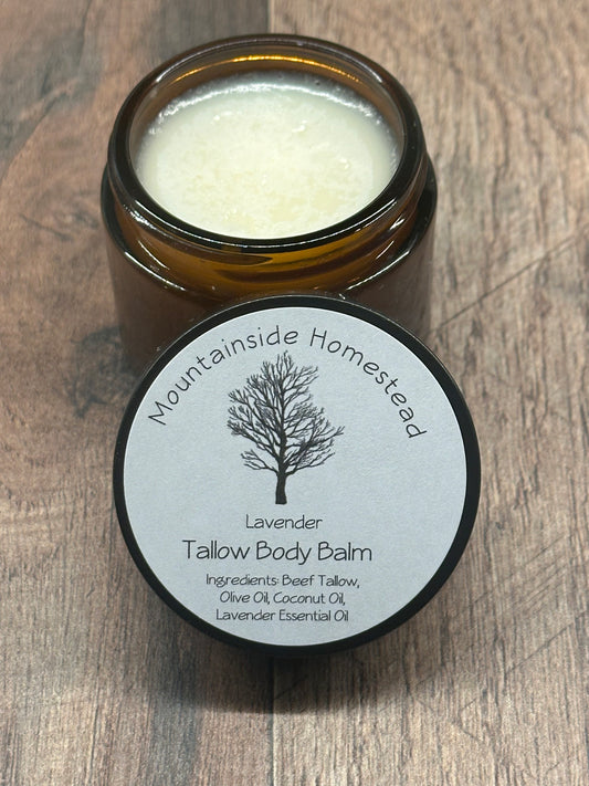 Lavender Tallow Body Balm 2oz
